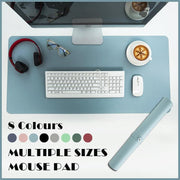 Large Leather Gaming Mouse Pad Waterproof Desk Keyboard Mat 120 x 60cm - Pink V528-9360312129464