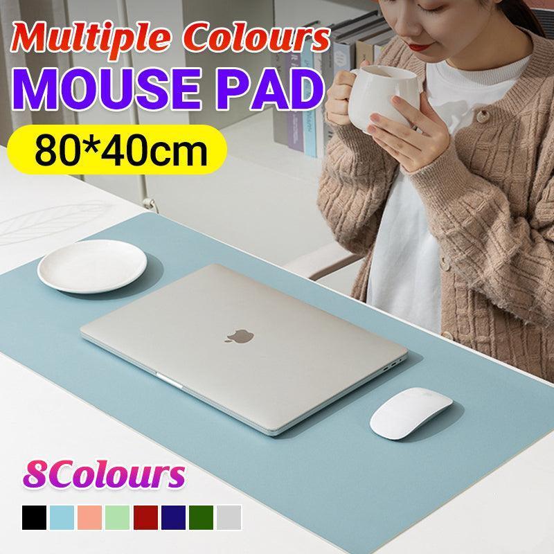 Large Leather Mouse Pad 80x40cm Desk Mat Gaming Extended Waterproof Anti Slip - Light Green V528-9360312129488