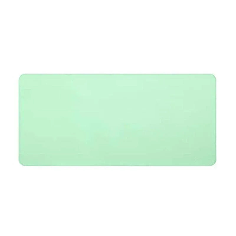 Large Leather Gaming Mouse Pad Waterproof Desk Keyboard Mat 120 x 60cm - Light Green V528-9360312129501