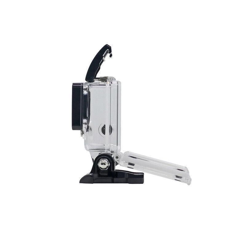Waterproof Housing Case for GoPro Hero 3 Plus 4 Clear Protective Diving Shell - For GoPro Hero 3+ V528-9360312129860