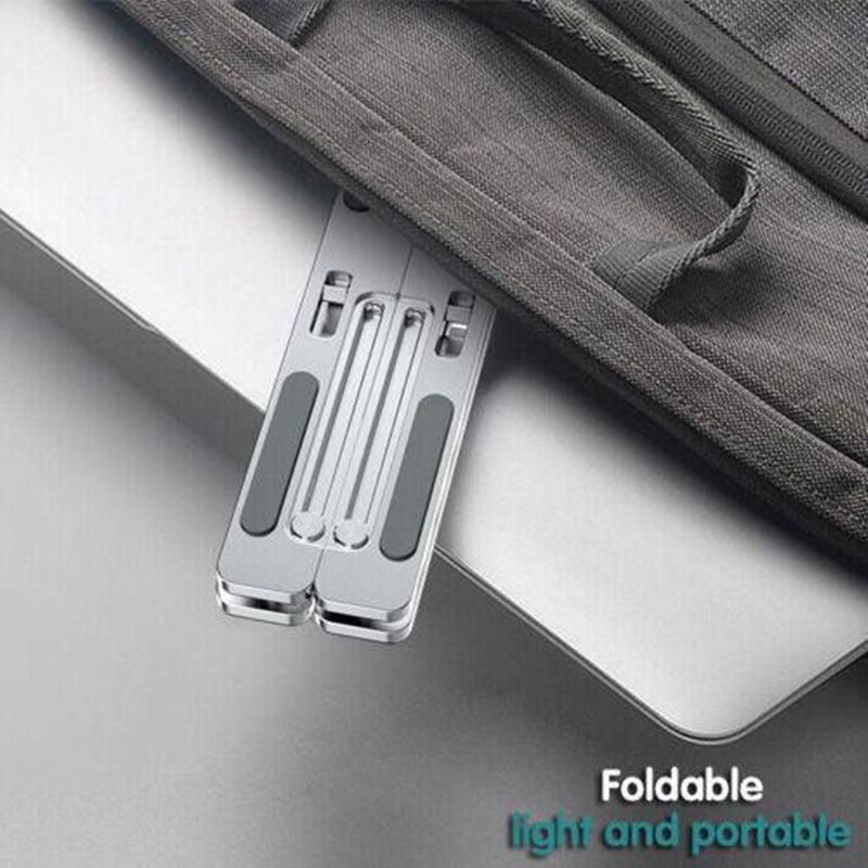 Adjustable Laptop Stand Portable Aluminum Alloy Desktop Holder for 11 to 17.3 Inch - Black V528-9360312131269