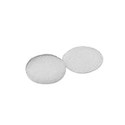 Hook and Loop Sticky Self Adhesive Dots Coins Circles Tape Black White 15mm - White V528-9360312133270