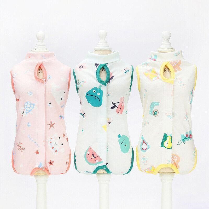 Pet Cat Postoperative Recovery Suit Pet Surgery Clothing Sterilization Weaning Pink - L(Bust: 44cm Length: V528-9360312135809