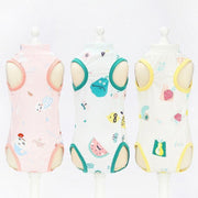 Pet Cat Postoperative Recovery Suit Pet Surgery Clothing Sterilization Weaning Pink - M(Bust: 38cm V528-9360312135830