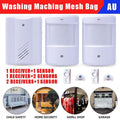 Restaurant Shop Door Entry Wireless Pir Motion Sensor Door Chime Door Bell Alarm - 2 Receivers+1 Sensor V528-9360312139623