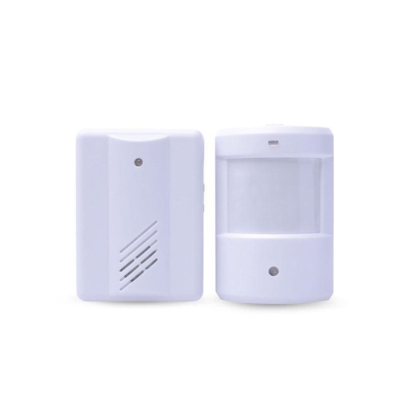 Restaurant Shop Door Entry Wireless Pir Motion Sensor Door Chime Door Bell Alarm - 2 Receivers+1 Sensor V528-9360312139623