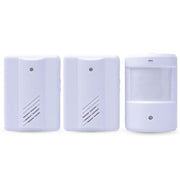 Restaurant Shop Door Entry Wireless Pir Motion Sensor Door Chime Door Bell Alarm - 2 Receivers+1 Sensor V528-9360312139623