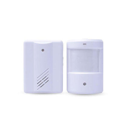 Restaurant Shop Door Entry Wireless Pir Motion Sensor Door Chime Door Bell Alarm - 1 Receiver+2 Sensors V528-9360312139630