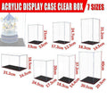 Acrylic Display Case Clear Box Dustproof Large Self-Install Cars Trucks - 18.3x14.4x37.2CM V528-9360312139920