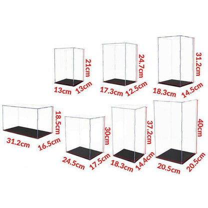 Acrylic Display Case Clear Box Dustproof Large Self-Install Cars Trucks - 18.3x14.4x37.2CM V528-9360312139920