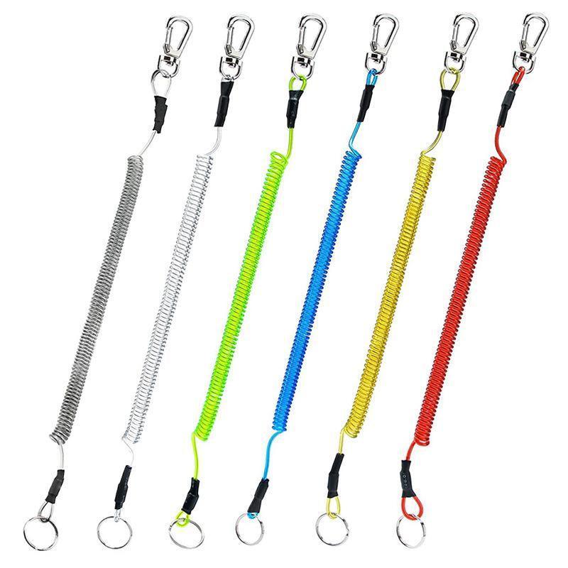 6X Fishing Lanyards Boating Ropes Kayak Secure Pliers Lip Grips Tackle Fish Tool - Multicoloured V528-9360312143545