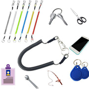 6X Fishing Lanyards Boating Ropes Kayak Secure Pliers Lip Grips Tackle Fish Tool - Multicoloured V528-9360312143545