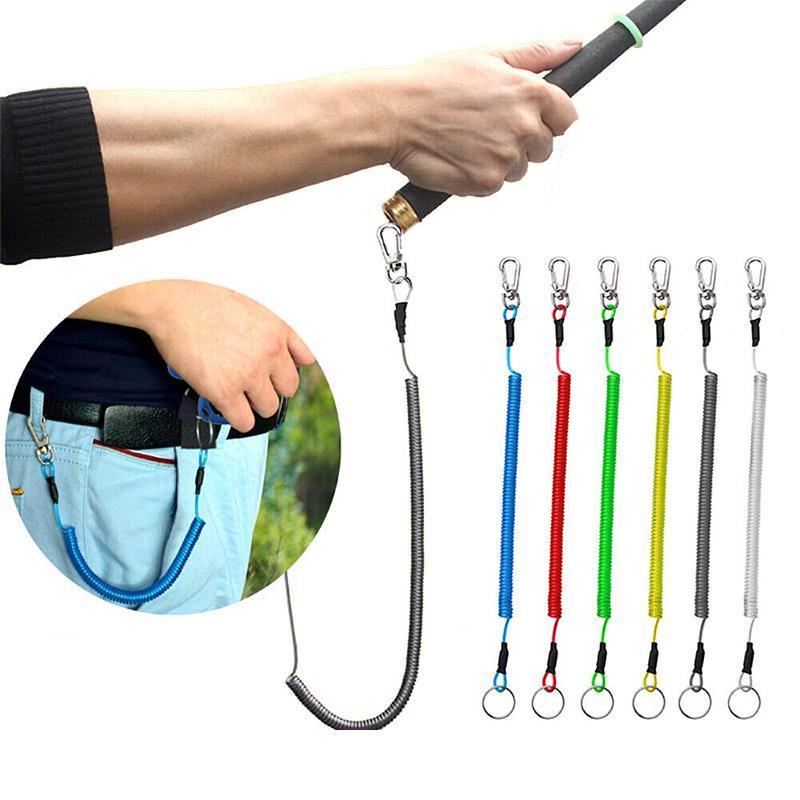 6X Fishing Lanyards Boating Ropes Kayak Secure Pliers Lip Grips Tackle Fish Tool - Multicoloured V528-9360312143545