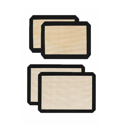 Silicone Baking Mat Non Stick Reusable Sheet for Pastry Dough Cookie Oven Bakeware - Red 2PCS(2*60X40CM) V528-9360312145143