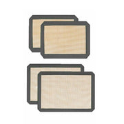 Silicone Baking Mat Non Stick Reusable Sheet for Pastry Dough Cookie Oven Bakeware - Red 2PCS(2*60X40CM) V528-9360312145143