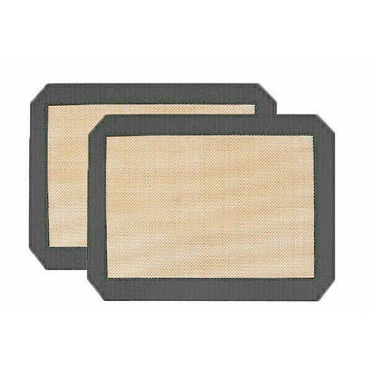 Silicone Baking Mat Non Stick Reusable Sheet for Pastry Dough Cookie Oven Bakeware - Red V528-9360312145174