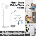 Adjustable Floor/Desk Stand Bed Lazy Mount Holder Arm Bracket For Phone Tablet - Floor Stand (175cm&Black) V528-9360312149066