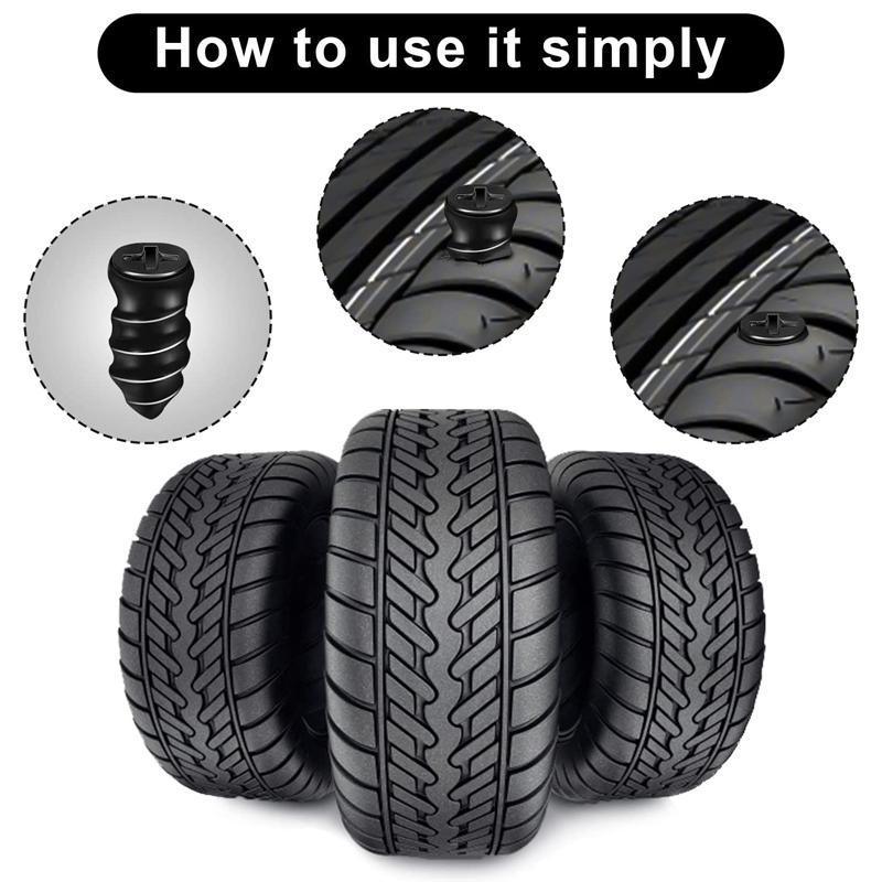20PCS Vacuum Tyre Repair Nail Set Tire Repair Rubber Nail Tools For Car V528-9360312149226