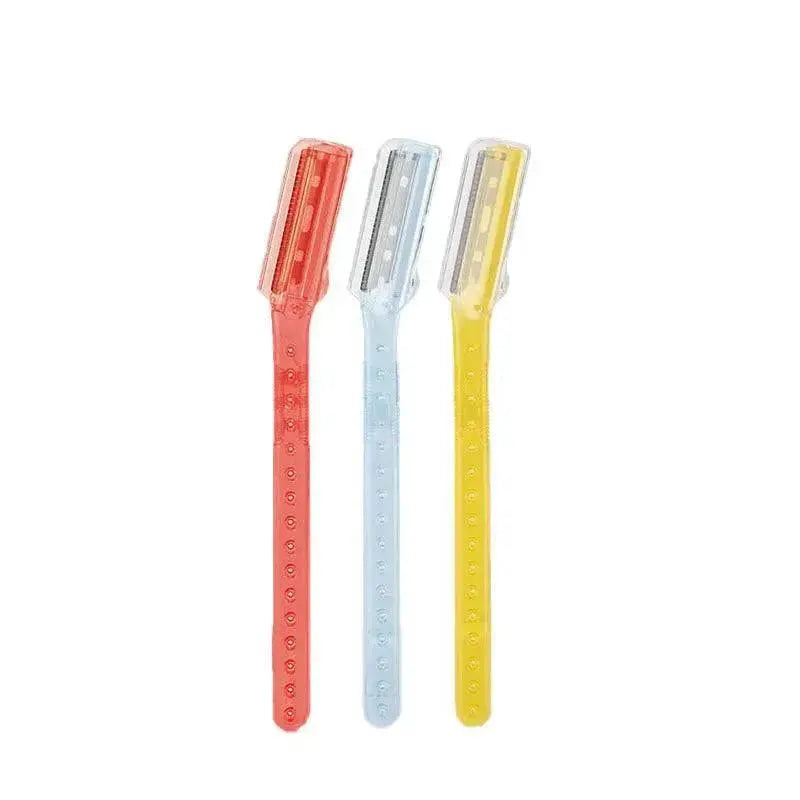 3 Pcs Facial Razors Eyebrow Razor Shave Hair & Exfoliate Face Shaver Ladies Tool V528-9360312153742