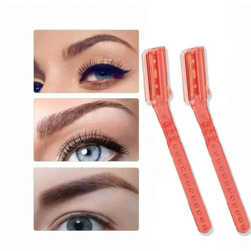 3 Pcs Facial Razors Eyebrow Razor Shave Hair & Exfoliate Face Shaver Ladies Tool V528-9360312153742