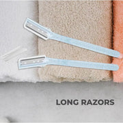 3 Pcs Facial Razors Eyebrow Razor Shave Hair & Exfoliate Face Shaver Ladies Tool V528-9360312153742