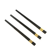 10Pairs Premium Fiberglass Reusable Chopsticks - Dishwasher Safe - Silver-3 V528-9360312154077