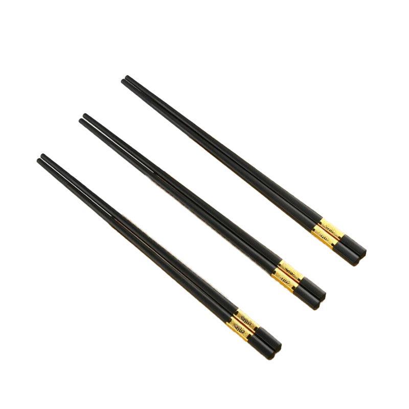 10Pairs Premium Fiberglass Reusable Chopsticks - Dishwasher Safe - Silver-3 V528-9360312154077