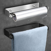 Paper Towel Holder Under Cabinet Wall Mount Stainless Steel Rack Kitchen - Black V528-9360312160214