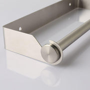 Paper Towel Holder Under Cabinet Wall Mount Stainless Steel Rack Kitchen - Black V528-9360312160214