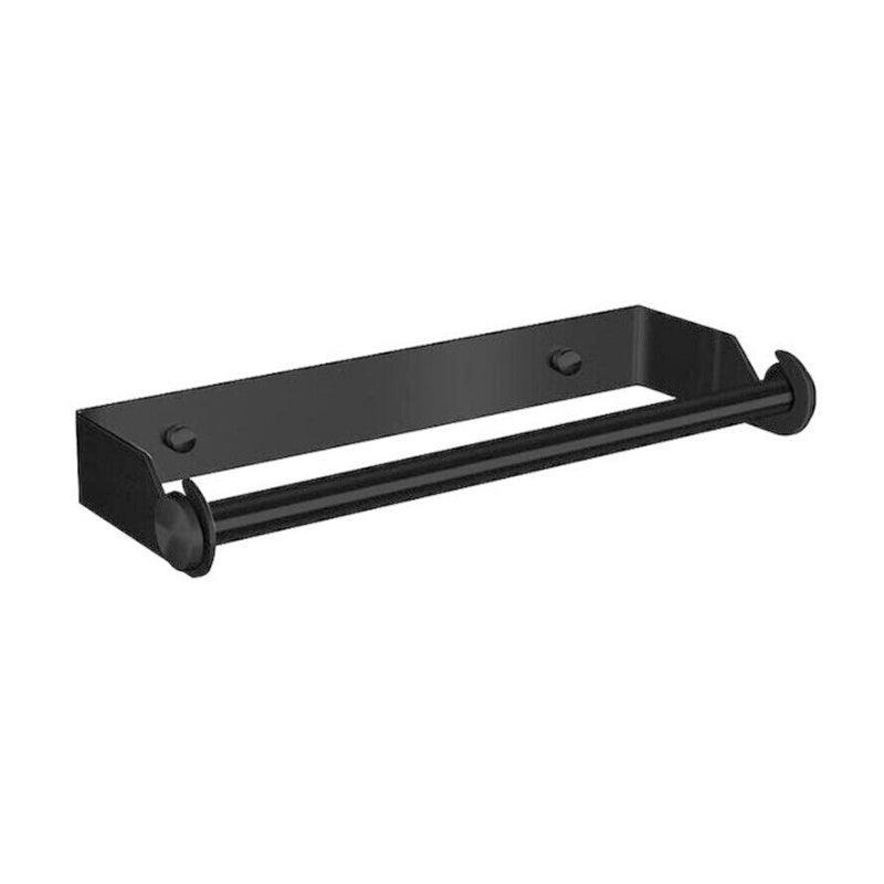 Paper Towel Holder Under Cabinet Wall Mount Stainless Steel Rack Kitchen - Black V528-9360312160214