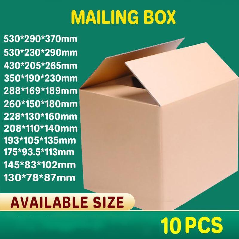 3-Layer Mailing Box Carton Small Medium Large Cardboard Parcel Boxes - Carton - 145x83x102mm V528-9360312176475