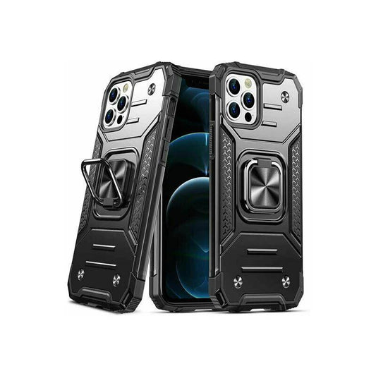 Shockproof Ring Case For iPhone 14 Plus Blue/Black/Red - Blue V528-9360312188522