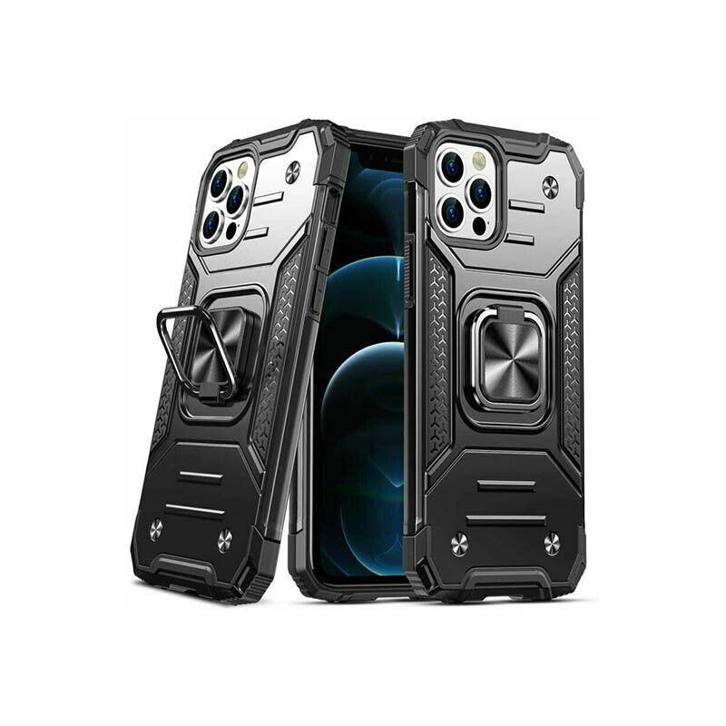 Shockproof Ring Case For iPhone 14 Plus Blue/Black/Red - Blue V528-9360312188522
