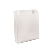 1000PCS Oil-proof Takeaway Paper Bags for Premium Takeout Supply - White-16*11*4cm V528-9360312191973