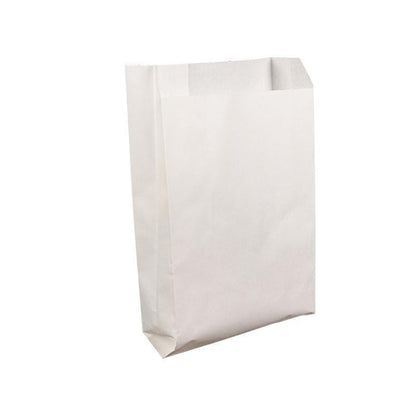 1000PCS Oil-proof Takeaway Paper Bags for Premium Takeout Supply - White-16*11*4cm V528-9360312191973