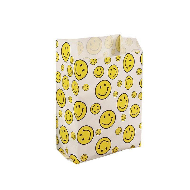 1000PCS Oil-proof Takeaway Paper Bags for Premium Takeout Supply - White-16*11*4cm V528-9360312191973