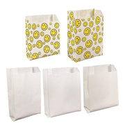 1000PCS Oil-proof Takeaway Paper Bags for Premium Takeout Supply - White-22*15*5cm V528-9360312191997
