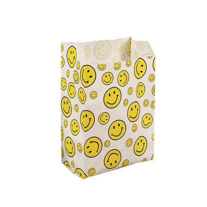 1000PCS Oil-proof Takeaway Paper Bags for Premium Takeout Supply - White-22*15*5cm V528-9360312191997