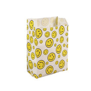 1000PCS Oil-proof Takeaway Paper Bags for Premium Takeout Supply - Smiling faces-23*13*7cm V528-9360312192017