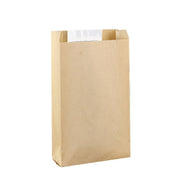Takeaway Storage Baking Bread Bag Toast Food Packaging Bag Kraft Paper Bag Cowhide - 33X16X11CM V528-9360312194325