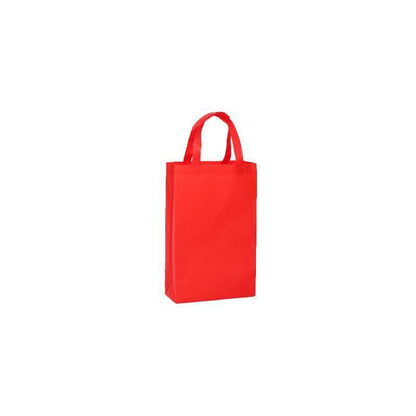 100PCS Reusable Non Woven Shopping Bags Eco Friendly Washable Tote Bags Red - 41X35X12CM V528-9360312194530