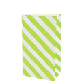100X Colourful Plaid Kraft Paper Bag Candy Cookie Snack Cake Gift Bags 9X6X18cm - Green V528-9360312196305