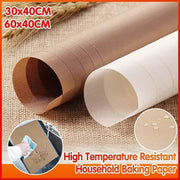 High Temperature Resistant Household Baking Paper Baking Sheet Cloth Non-Stick - Brown 40*60CM V528-9360312199627