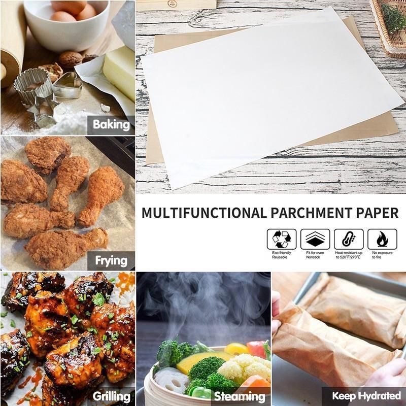 High Temperature Resistant Household Baking Paper Baking Sheet Cloth Non-Stick - White 40*60CM V528-9360312199634
