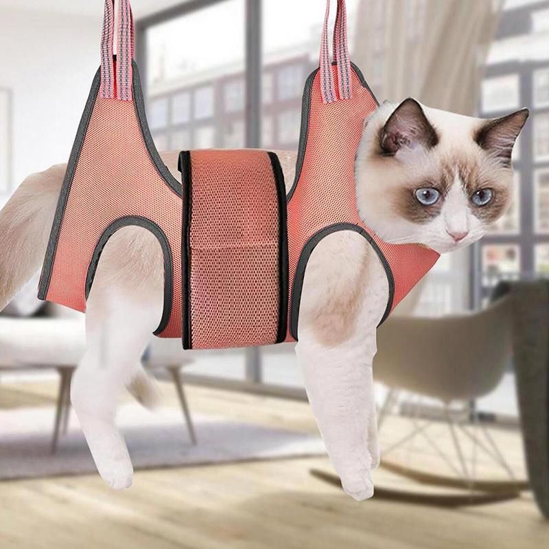 Small Pet Grooming Sling Hammock Dog Cat Restraint Bag Trimming Light Green - XS V528-9360312204031