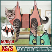 Small Pet Grooming Sling Hammock Dog Cat Restraint Bag Trimming Light Green - S V528-9360312204048