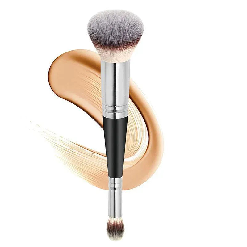 Double Ended Makeup Brush Liquid Foundation Powder Eyeshadow Cosmetic Brush Tool V528-9360312204284