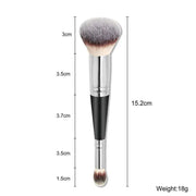 Double Ended Makeup Brush Liquid Foundation Powder Eyeshadow Cosmetic Brush Tool V528-9360312204284