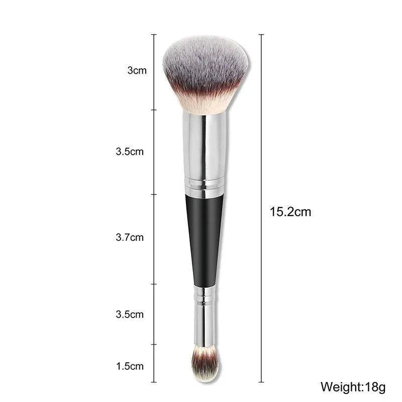 Double Ended Makeup Brush Liquid Foundation Powder Eyeshadow Cosmetic Brush Tool V528-9360312204284
