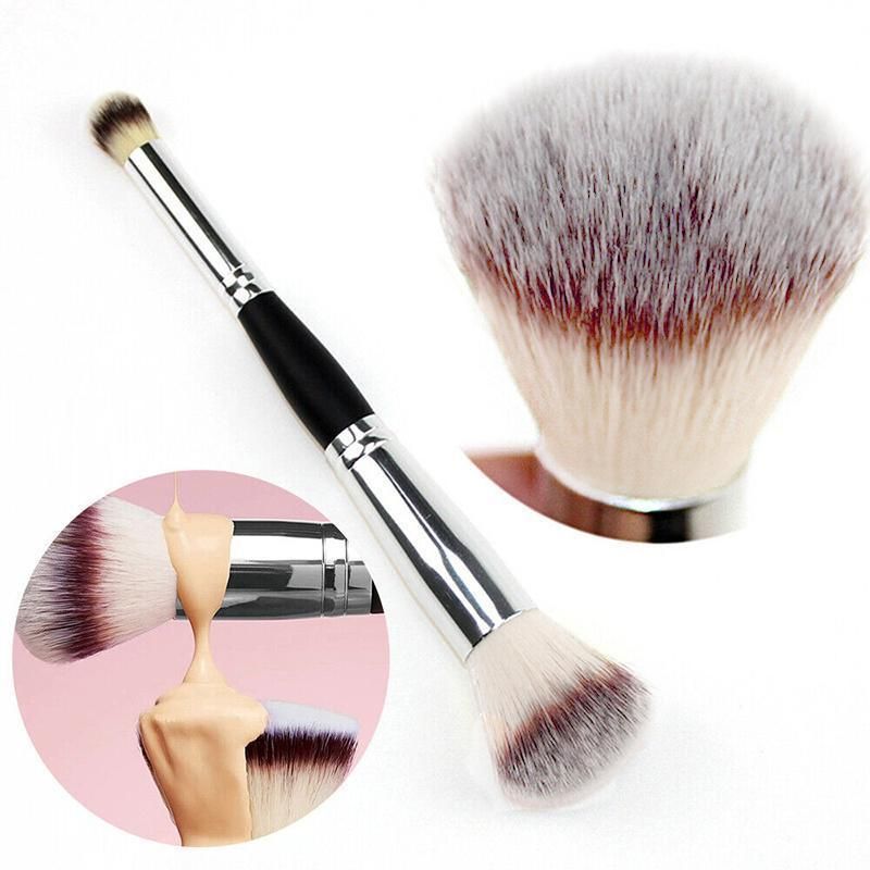 Double Ended Makeup Brush Liquid Foundation Powder Eyeshadow Cosmetic Brush Tool V528-9360312204284